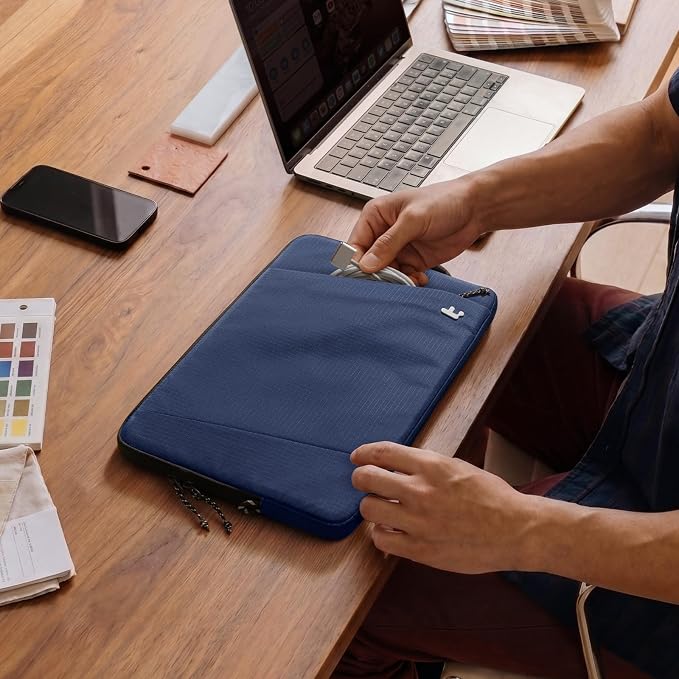 tomtoc Slim &amp 360° Protective Tablet Sleeve for 11-inch iPad Air &amp iPad Pro M5/M4/M3 iPad 2025 A16 Water-Resistant Case with CornerArmor