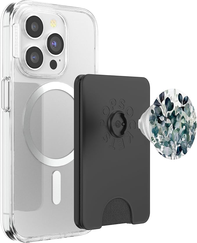 Eucalyptus Floral Flower Green Garden Pattern PopSockets Adhesive PopGrip