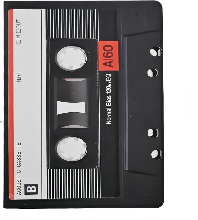 Case for iPad 9th/8th/7th Generation 10.2 Inch 2021/2020/2019 Folio PU Leather Soft TPU Back Cover Multi-Angle Stand Auto Wake/Sleep Smart Case Audio Cassette Tape