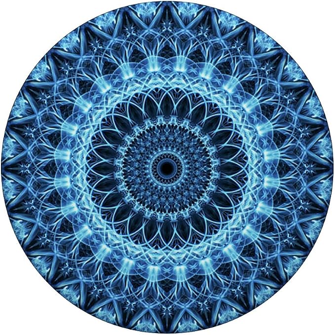 Blue Mandala Pop Mount Socket Cute Designed Divine Mandala PopSockets Adhesive PopGrip