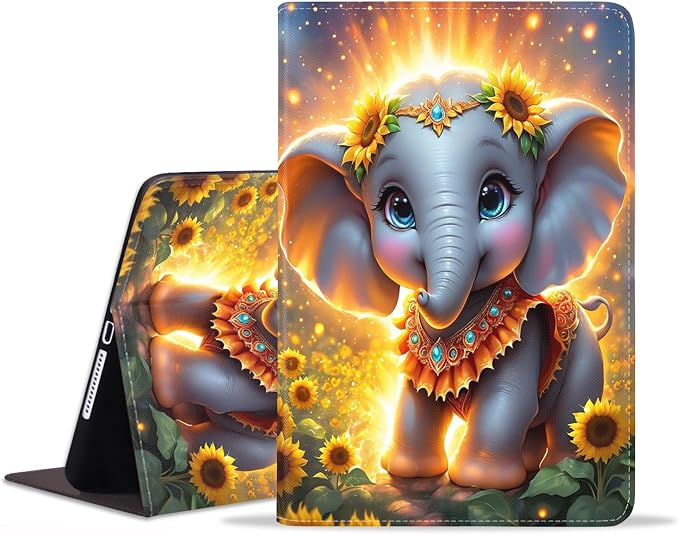 Case for iPad (A16) 11th Generation 11 Inch 2025/ iPad 10th Generation 10.9 Inch 2022 Slim PU Leather Cover Adjustable Stand with Auto Wake/Sleep Case African Women