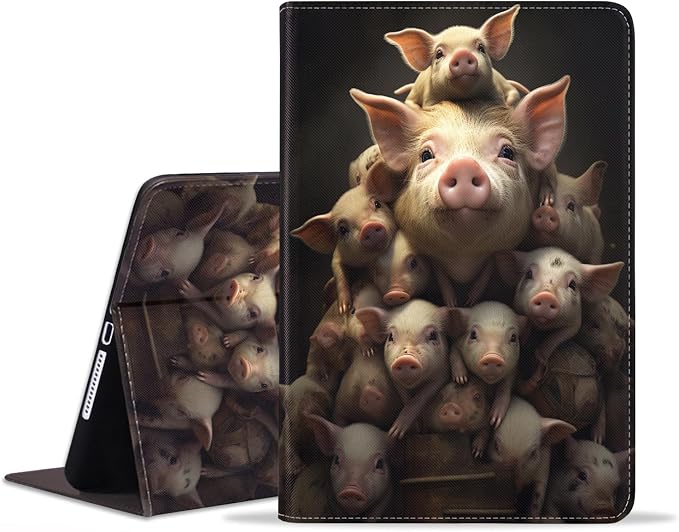 Case for Samsung Galaxy Tab S10 Lite/ S10 FE/ S9 FE 5G 10.9 Inch/ S9 11 Inch - Slim PU Leather Folding Stand Folio Cover with Auto Sleep/Wake - African American Girl