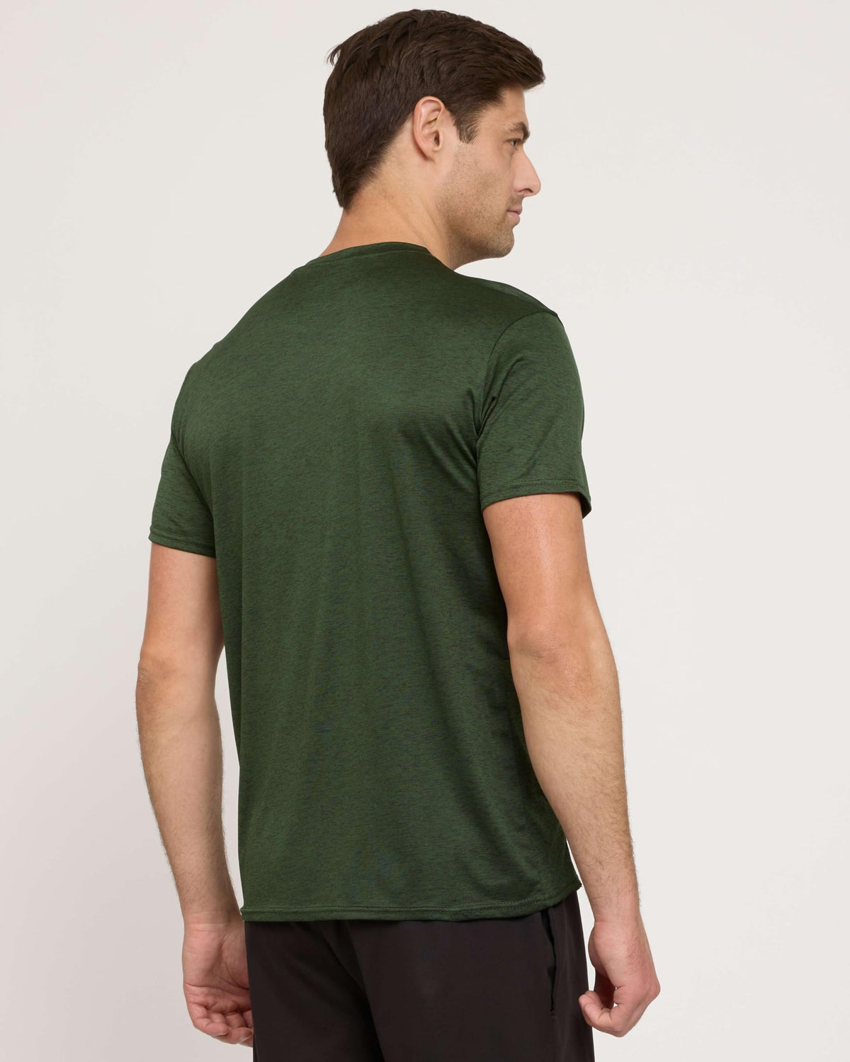 Real Essentials 5 Pack: Men's Dry-Fit Short Sleeve Crew Neck T Shirts Fitness Running Gym Workout Cool Exercise Athletic Tee, Set 5, Small
