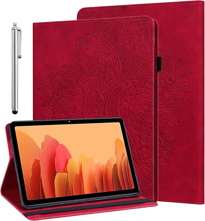 ALILANG Case for Samsung Galaxy Tab A 10.1 inch 2016 (SM-T580/T585/T587) (No Pen Version) PU Leather Stand Flip Cover for Galaxy Tab A 10.1 Tablet Case-Brown