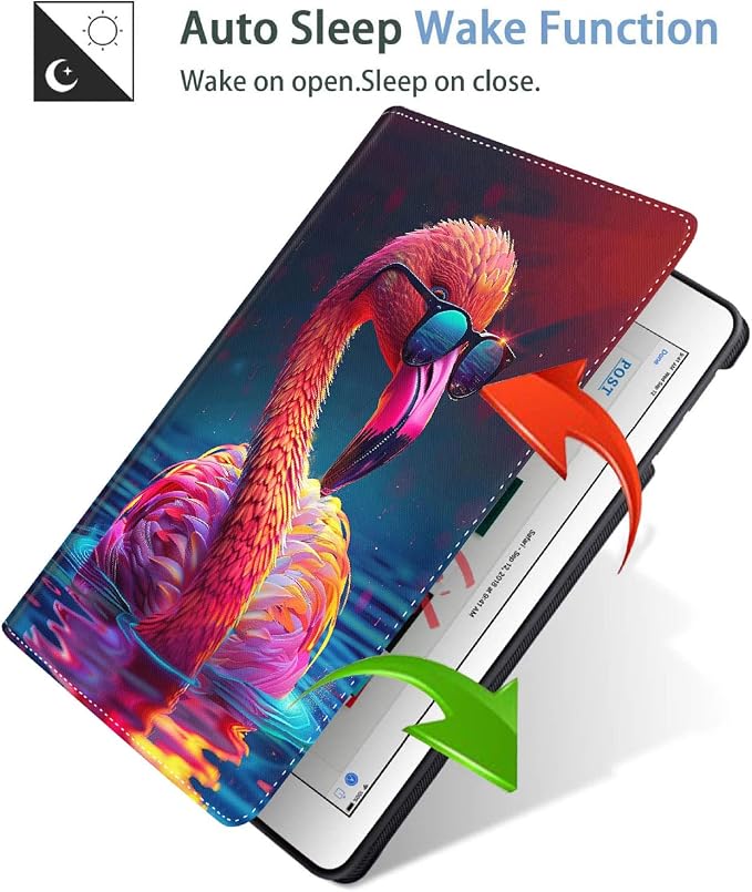 Case for iPad (A16) 11th Generation 11 Inch (2025) iPad 10th Generation 10.9 Inch (2022)，Slim Fit Foldable Standing Cover Case with Auto Sleep/Wake ，Moth Moon