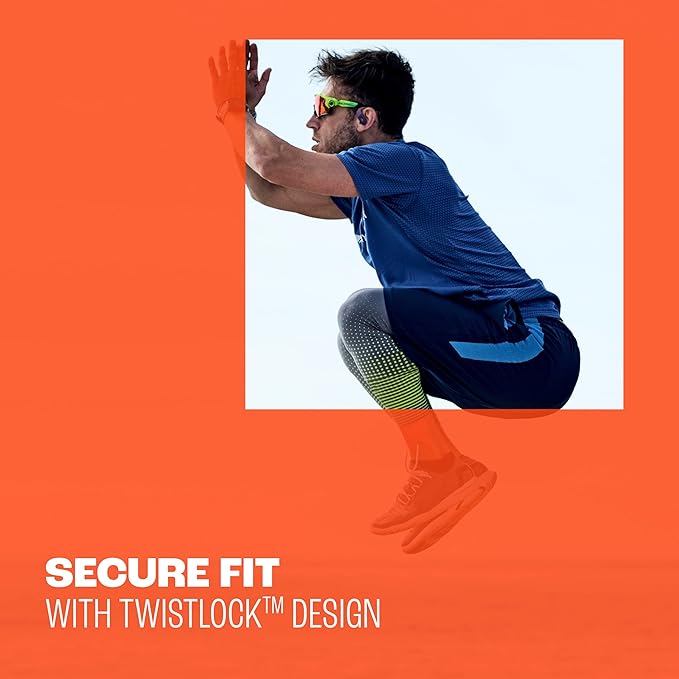 JBL Endurance Peak 4 - True Wireless Noise Cancelling Sport Earbuds Up to 48Hrs Total Playback Water &amp dust Proof (IP68) Secure fit with TwistLock™ Design &amp 6 mics for Perfect Calls (Black