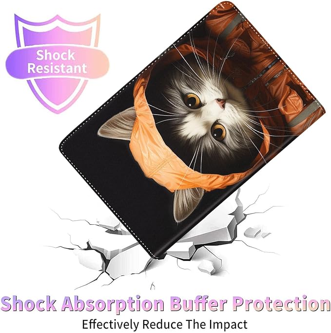 Case for Samsung Galaxy Tab S10 FE Plus 5G Multi-Angle Stand Smart Cover Shockproof with Auto Wake/Sleep for Galaxy Tab S10 FE+ 13.1 Inch (SM-X620/SM-X626B) 2025 Magic Mushrooms Fungus