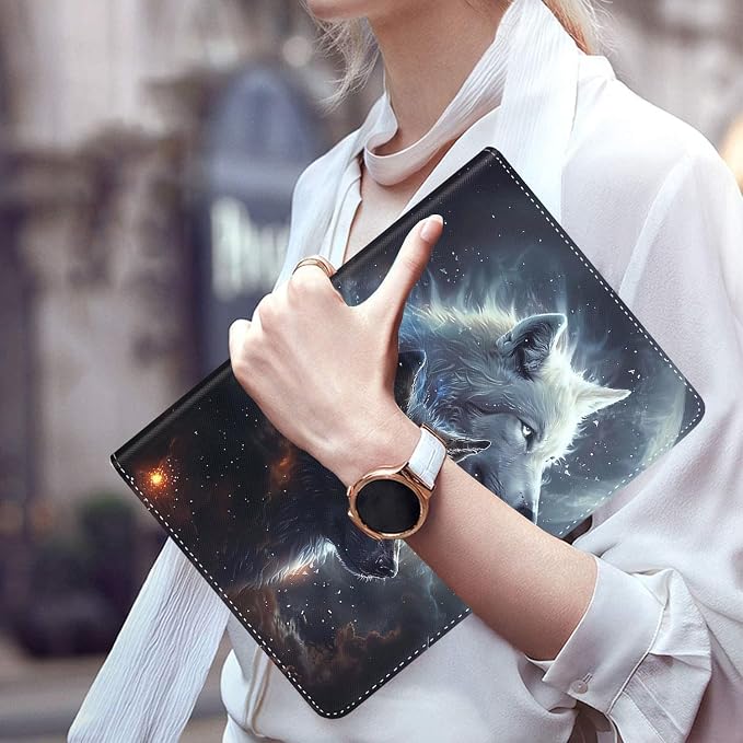 Case for New iPad (A16) 11th Generation 11 Inch 2025for iPad 10th Generation 2022 10.9 Inch Multi-Angle Stand Smart Cover Shockproof with Auto Wake/Sleep ，Starry Sky