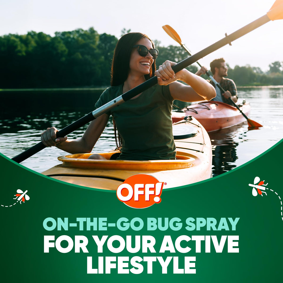 OFF! Deep Woods Insect Repellent Aerosol, Bug Spray with Long Lasting Protection from Mosquitoes and Ticks, 9 oz