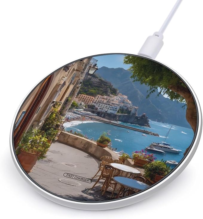 Italy Town Italian Sea Wireless Charger Portable Charging Pad | LightweightAll Smartphone
