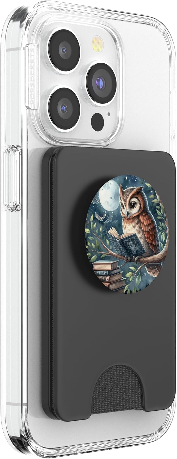 Book Owl Bookish PopSockets PopGrip for MagSafe