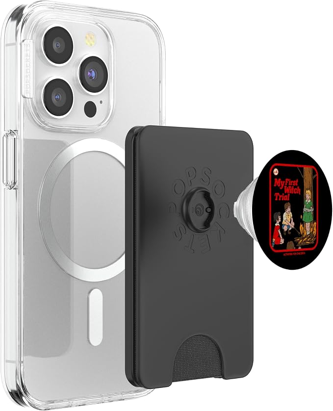 My First Witch Trial Vintage Childgame Horror Goth Punk Premium PopSockets Adhesive PopGrip