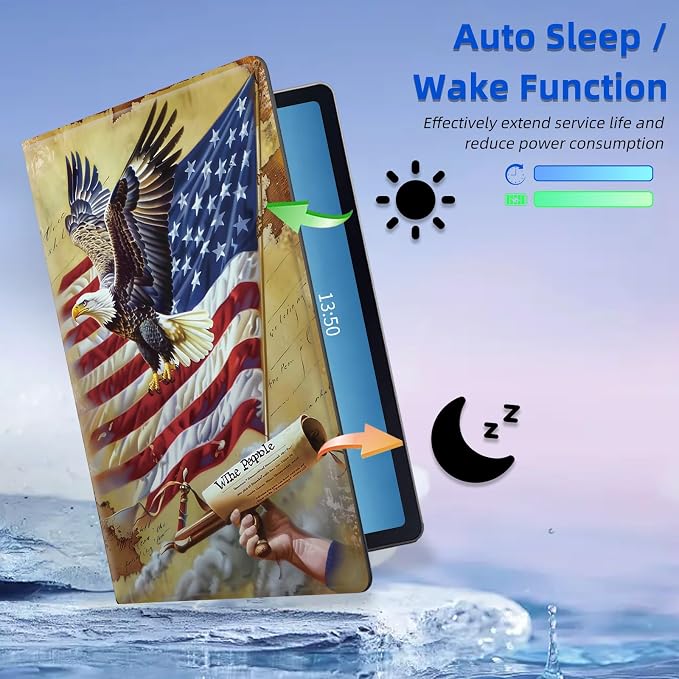 for Amazon Fire Max 11 2023 Release Table Case 11'' Rotating Auto Wake Sleep Leather Table Case for Amazon Fire Max 11 2023 Release Stand Bird Flowers Design for Woman Man