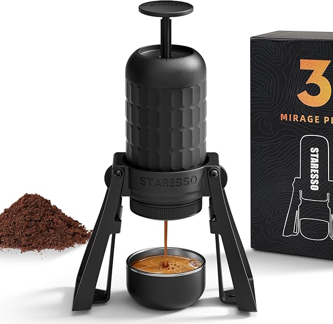 STARESSO PLUS SP300 Manual Espresso Machine, Portable Coffee Maker