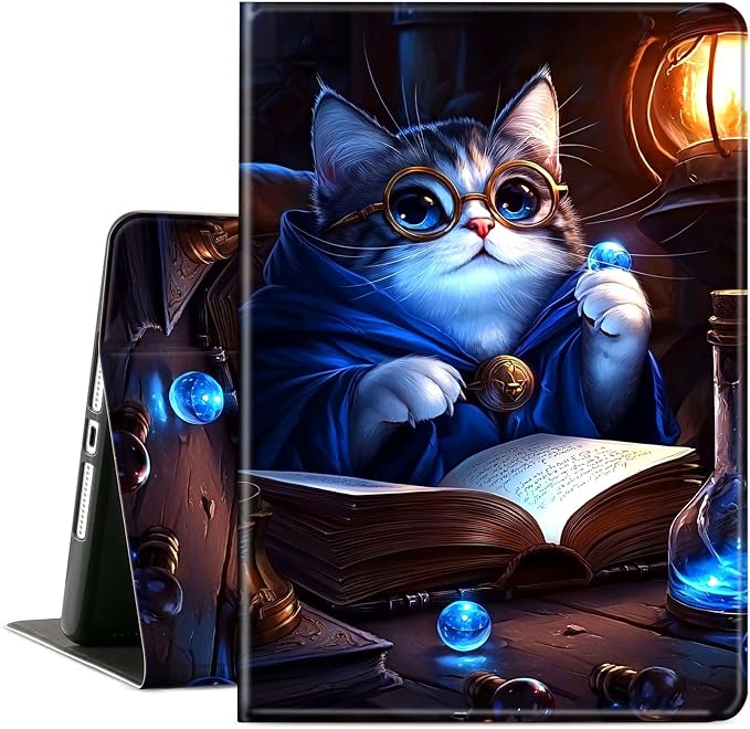 Case for Microsoft Surface Pro 11/10 / 9 13 InchPU Leather Cute Slim Folio Adjustable Stand Cover Case for Surface Pro 11th Edition AIAutumn Red Forest