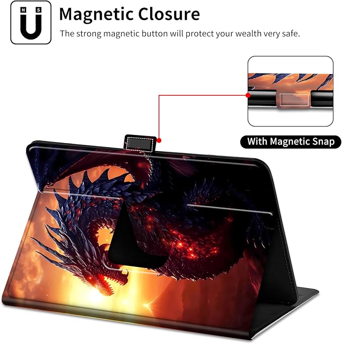 for Google Pixel Tablet Case 2023 Universal Tablet CaseSlim PU Leather Multi-Angle Viewing Cover with 360 Degree Rotatable Kickstand forPixel Tablet 2023 11-inchBlue Wolf