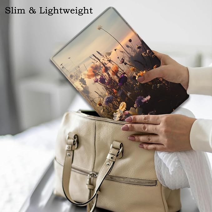 Case for Samsung Galaxy Tab A11 + Plus/A9 + Plus 11 Inch 2025/2023 Ultra-Thin Multi-Angle Protective Cover with Auto Sleep/Wake Black Cat and the Blue Flower