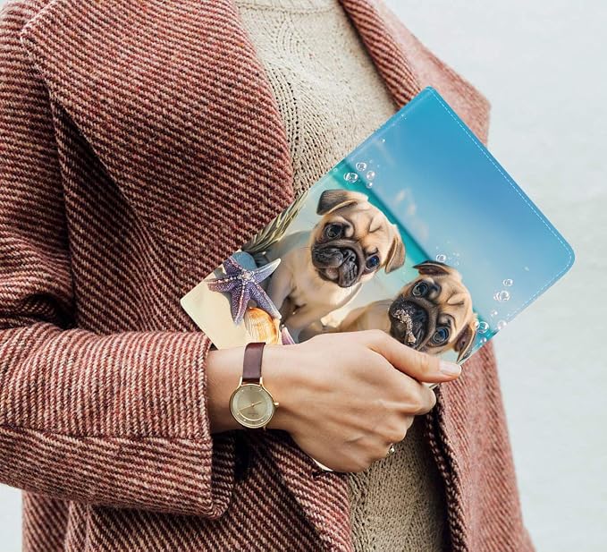 Case for Samsung Galaxy Tab S10 Plus 2024/ S9 Plus/ S9 FE Plus 5G 12.4 Inch 2023 Slim PU Leather Stand Folio Cover with Auto Wake Sleep Abstract Paint Dogs