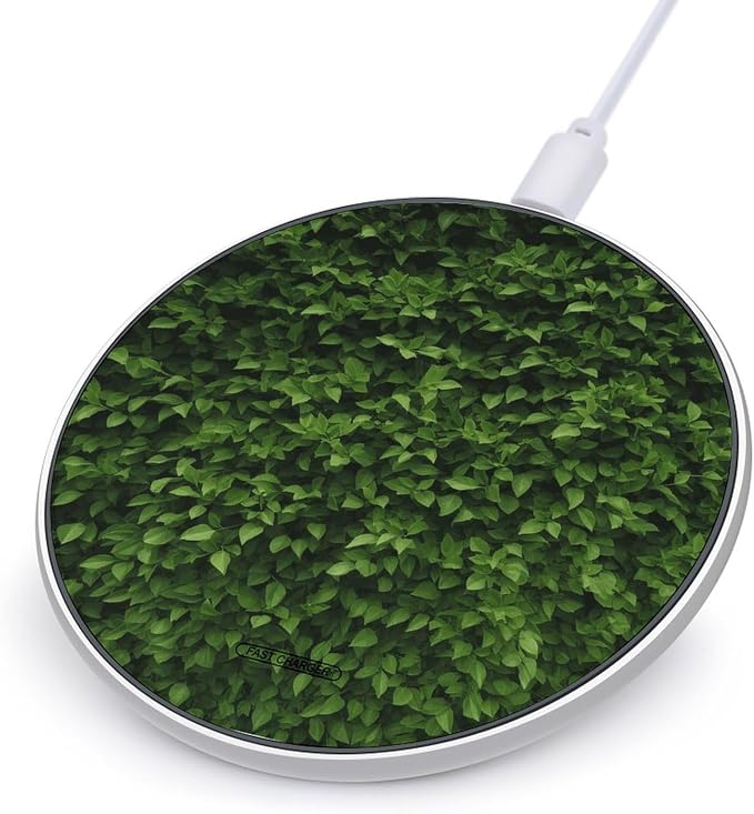 Hedge Wireless Charger with Aluminum Alloy Frame Qi Certified Fast Wireless Charging Pad 10W Charging Station Portable Phone Charger for All Wireless Charging Phone