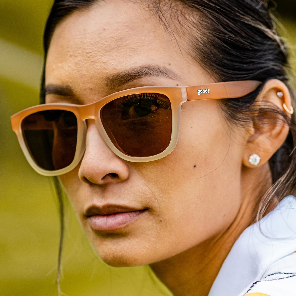 goodr Three Parts Tee Polarized Sunglasses, Medium Sized (OG)