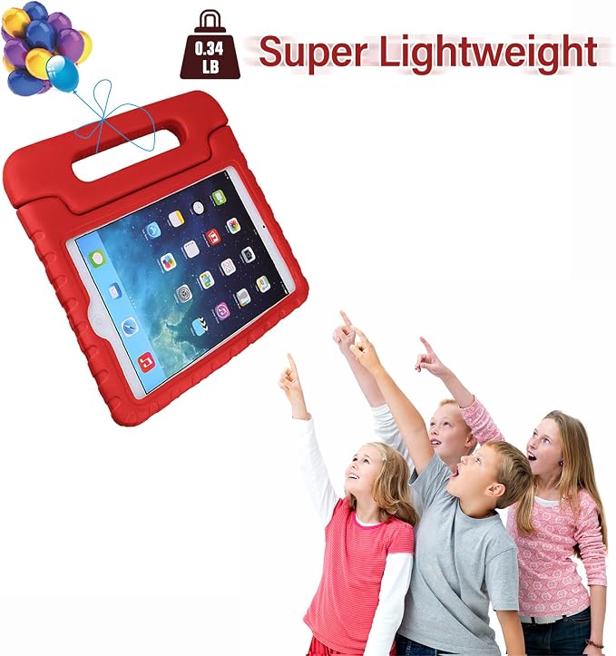 LEFON Kids Case Shockproof for iPad mini 5/4/3/2/1 iPad mini 4th Generation Case for Kids with Convertible Handle Light Weight Super Protective Stand Cover for iPad mini 5th Gen 7.9 Inch