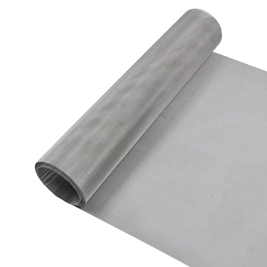 304 Stainless Steel Mesh 60Mesh, 15.7"x47.2" Metal Mesh Screen, Woven Fine Wire