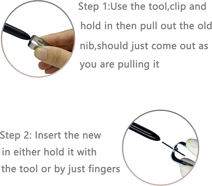 Galaxy Tab S4 Stylus S Pen Replacement for Samsung Galaxy Tab S4 EJ-PT830B T835 T837 Touch Pen with Tips/Nibs (Black)