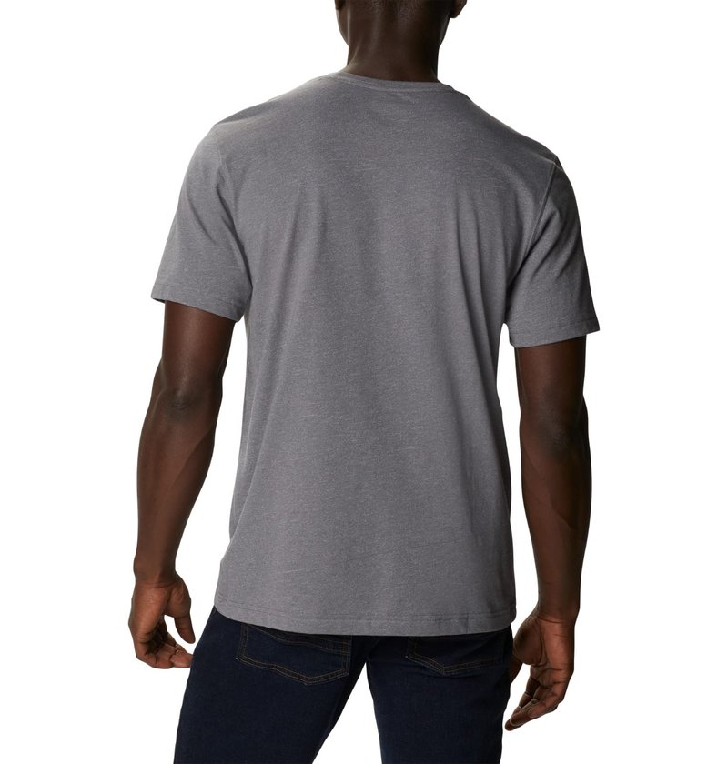 Columbia Mens Thistletown Hills Short Sleeve T-Shirt, City Grey Heather, XX-Large