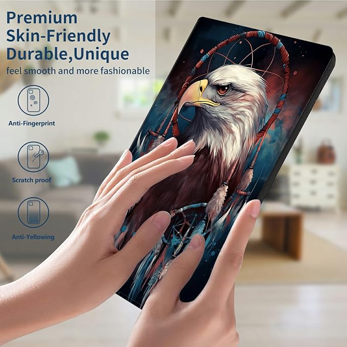 Slim Case for Amazon Kindle Fire Max 11 Case (13th Generation 2023 Release) 11 PU Leather Folio Stand Adjustable Smart Cover with Auto Wake/Sleep for Kindle Fire 11 TabletArt Black Cat Tree