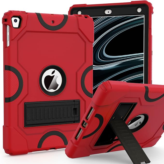 ZoneFoker Case for iPad 6th/5th Generation (9.7 Inch 2018/2017 Model) iPad Air 2 / 1st iPad Pro 9.7 Heavy Duty Shockproof Rugged Protective Case Alpine Green