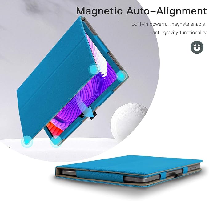 Tablet Case Cover For ApoloMedia EP1095T/ApoloSign EP1095T TabletMulti-Viewing AnglesSlim Light Shell Stand Cover for ApoloMedia EP1095T/ApoloSign EP1095T Tablet with Hand Strap&amp Pencil HolderB