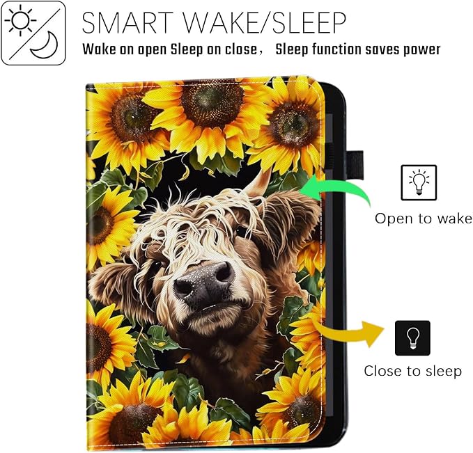 Case for Kindle Paperwhite 12th Gen 2024 (7) &amp Kindle Colorsoft Signature Edition (7)Wallet PU Leather Folio Cover Multi-Angle Stand with Auto Wake/SleepAesthetic Snake Floral