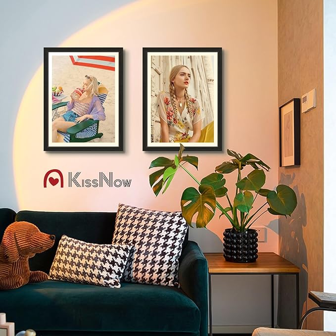 18x24 Poster Frame 4 Pack, Black Solid Wood Picture Frame with Polished Plexiglass, Wall Hanging