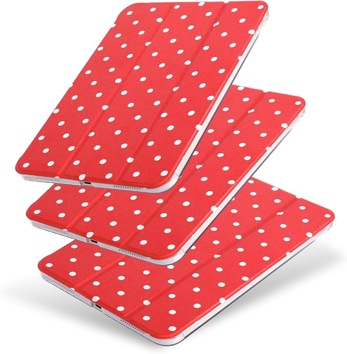 case for ipad 11th Generation11 Inch 2025 (A16 Chip) &amp 10th Gen 10.9 Inch 2022 - Slim Scratch-Resistant Hard PC Translucent Back Shell Smart Cover Wake/Sleep FunctionBlack Bow
