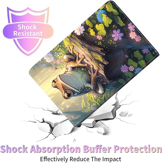Case for New iPad (A16) 11th Generation 11 Inch 2025for iPad 10th Generation 2022 10.9 Inch Multi-Angle Stand Smart Cover Shockproof with Auto Wake/Sleep Baby Dragon