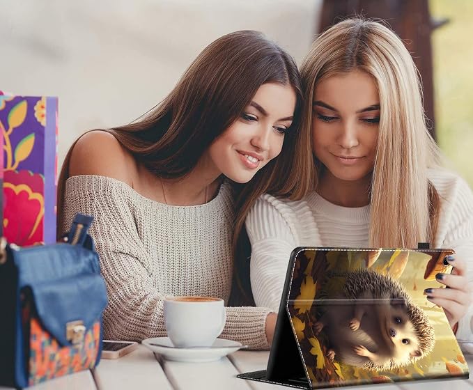 Case for All-New Amazon Fire HD 10 and 10 Plus Tablet (13th/11th Generation 2023/2021 Release) 10.1 Multi-Angle Smart Stand Cover Auto Sleep/Wake Skull and Fire