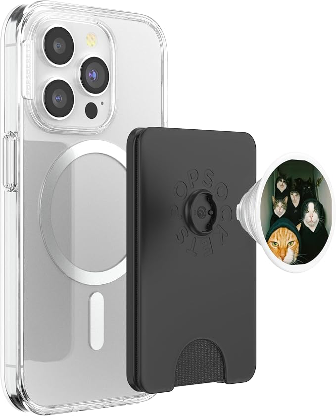 Cat Gang Hoodie Photo Illustration Print PopSockets PopGrip for MagSafe