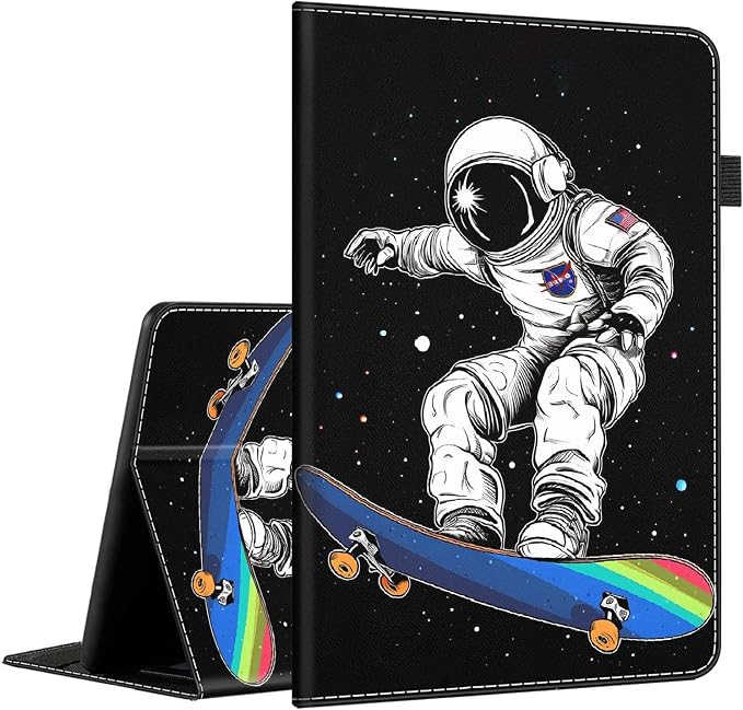 Case for Amazon Kindle Fire Max 11 Case (13th Gen 2023 Release) 11，Slim Fit Foldable Standing Cover Case with Auto Sleep/Wake for Fire 11 Max Tablet，Skull and Fire