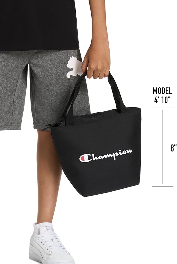 Champion Fresh Tote Lunch Kit, Black, OS