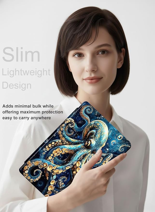 for iPad 11th Generation (A16 2025) 11 / iPad 10th Gen 10.9 2022 Case 360° Rotating PU Leather Stand Cover with Auto Sleep/Wake Shockproof TPU Backl Two Dragons Fighting