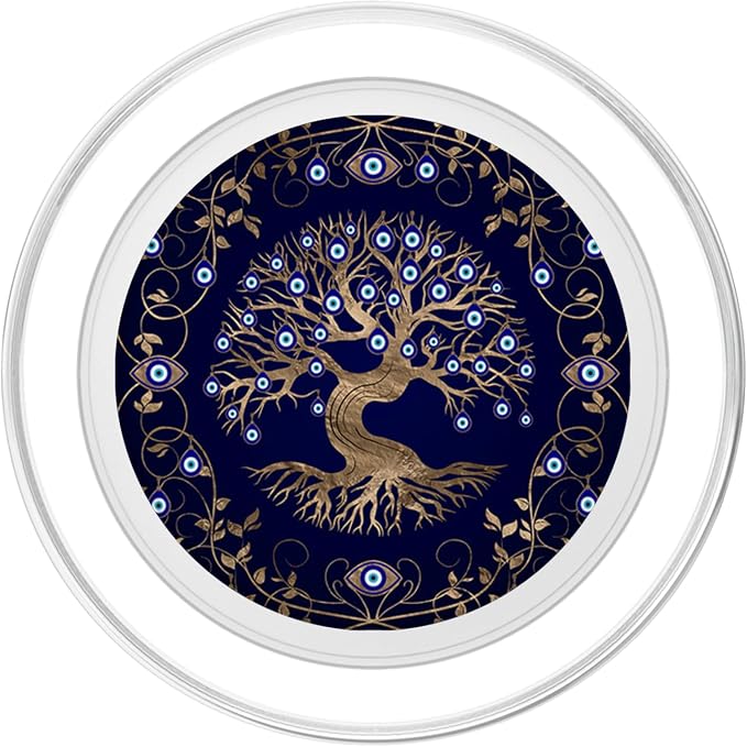 Tree of Life Evil Eye Ornament PopSockets Adhesive PopGrip