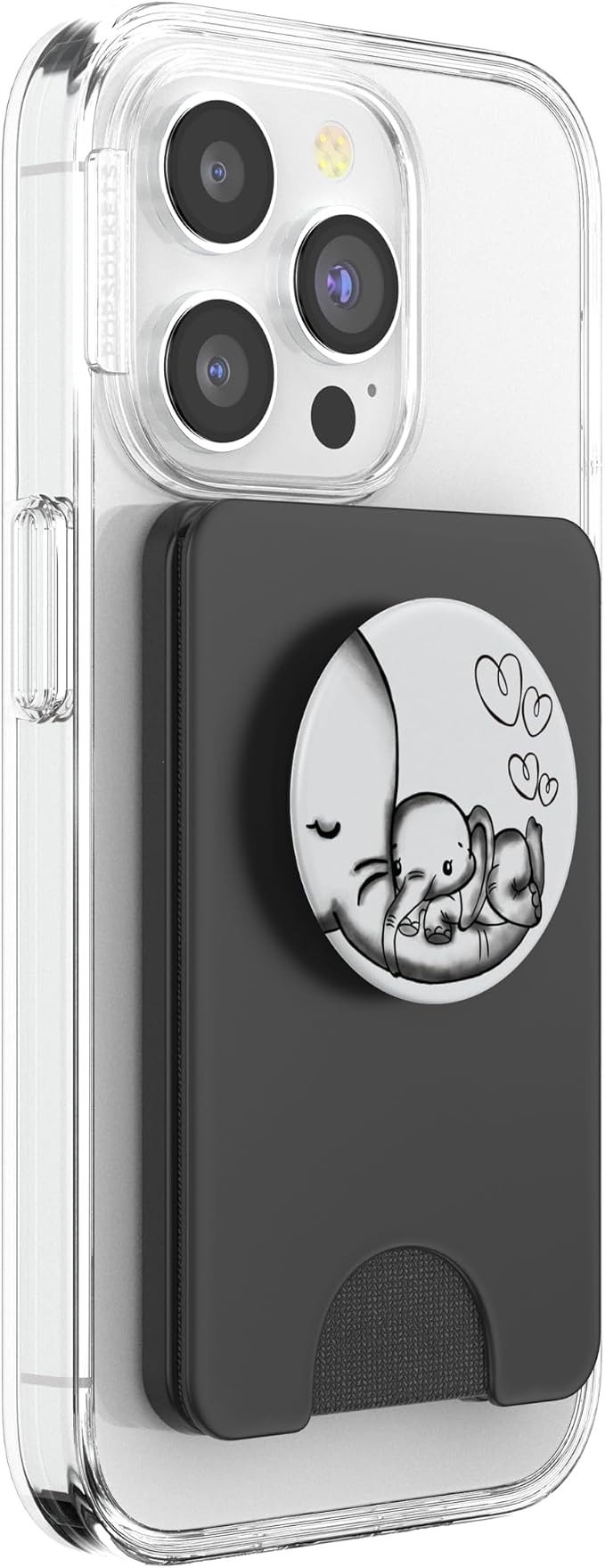 Cute Elephant Mom &amp Baby Elephant Love Beautiful Phone Grip PopSockets Grip and Stand for Phones and Tablets PopSockets Adhesive PopGrip