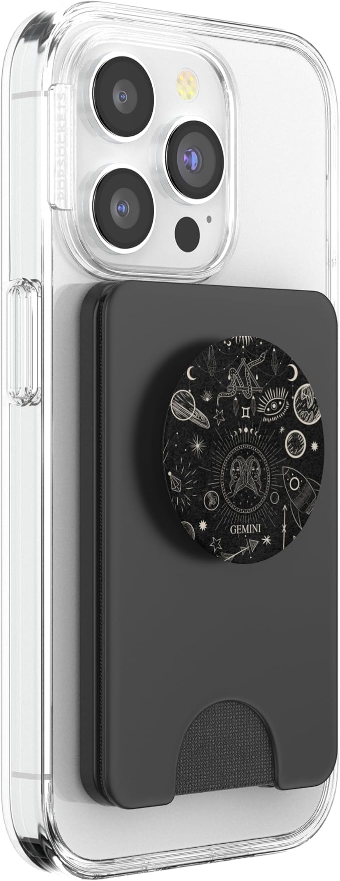 Galaxy Zodiac Sign Astrological Celestial Aesthetic Gemini PopSockets Adhesive PopGrip