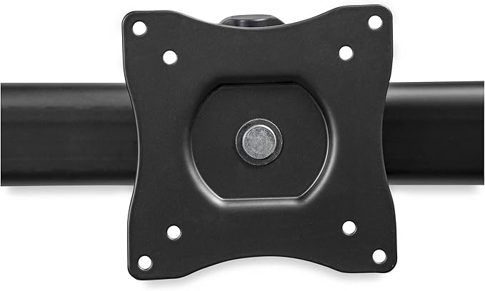 StarTech.com Triple Monitor Stand - Articulating - For Monitors 13” to 27” Adjustable VESA Computer Monitor Stand for 3 Monitor Setup - Steel - Black (ARMBARTRIO2)