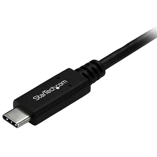StarTech 3.3ft (1m) USB-C Cable 10Gbps 60W (3A) PD 8K 60Hz / 4K 144Hz USB-IF Certified Thunderbolt Compatible | USB-C to USB-C Thunderbolt 3 Compatible Reversible Connectors Sync and Back Up
