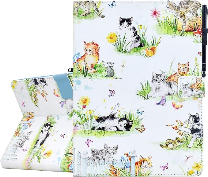 Case for iPad 9th/8th/7th Generation iPad 10.2 Case (2021/2020/2019 Model iPad 9/8/7 Case) PU Leather Folio Folding Stand Cover for iPad 10.2 inch Auto Wake/Sleep Hummingbird