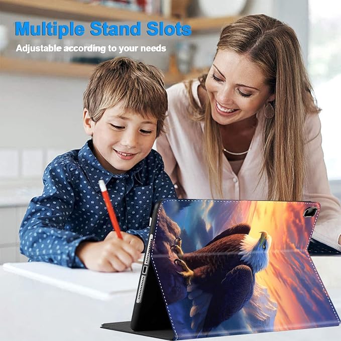 Case for iPad 11 inch (A16) 2025 for 10th Generation 10.9'' 2022 Durable Shockproof Protective Cover for iPad 11th/10 th Gen ，Blue Dragon