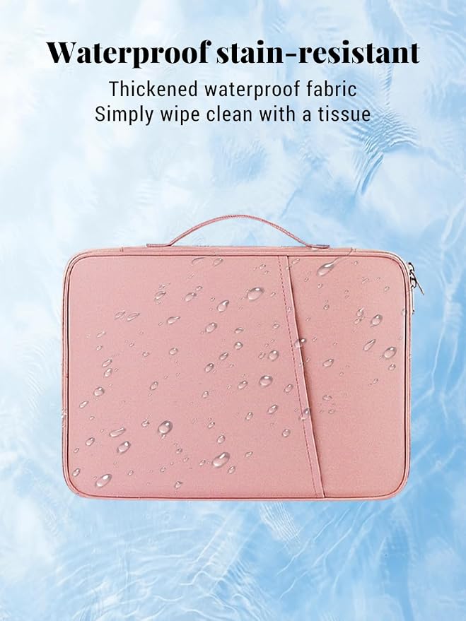 for XPPen Magic Drawing Pad 12.2 Inch Tablet Sleeve Carrying Case with Handle Water-Resistant Double-Layer Design Black