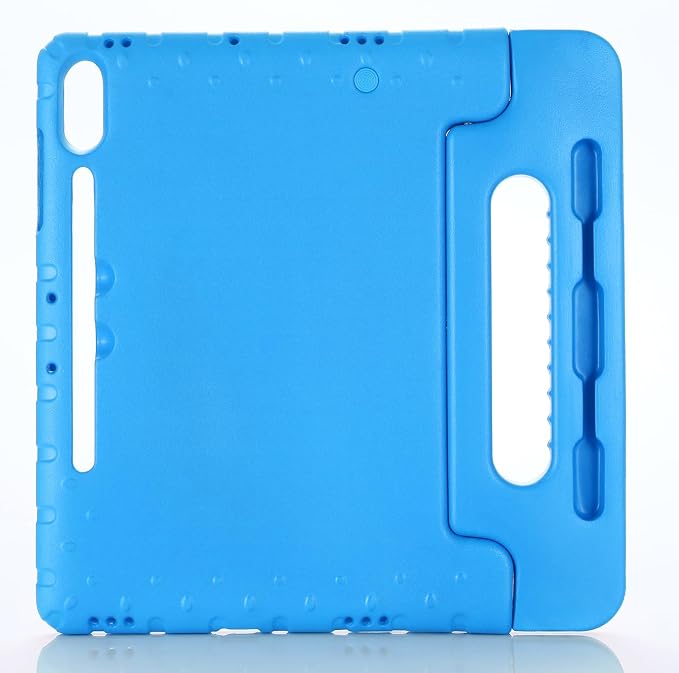 Kids Case for Samsung Galaxy Tab S10 FE Plus 13.1 (2025) Techcircle Handle Stand Light EVA Foam Bumper Protective Rugged Drop Protection Child Proof Cover Black