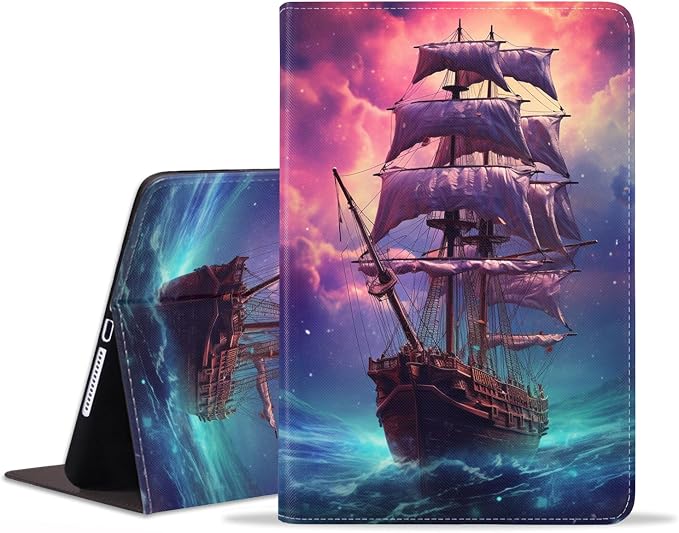 Case for Samsung Galaxy Tab S10 Plus 2024/ S9 Plus/ S9 FE Plus 5G 12.4 Inch 2023 Slim PU Leather Stand Folio Cover with Auto Wake Sleep Abstract Paint Dogs